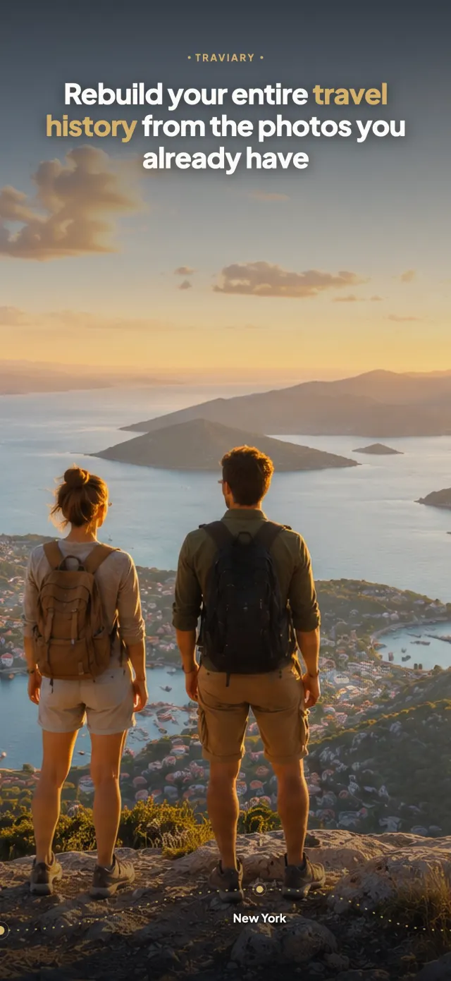 Rebuild your entire travel history from the photos you already have