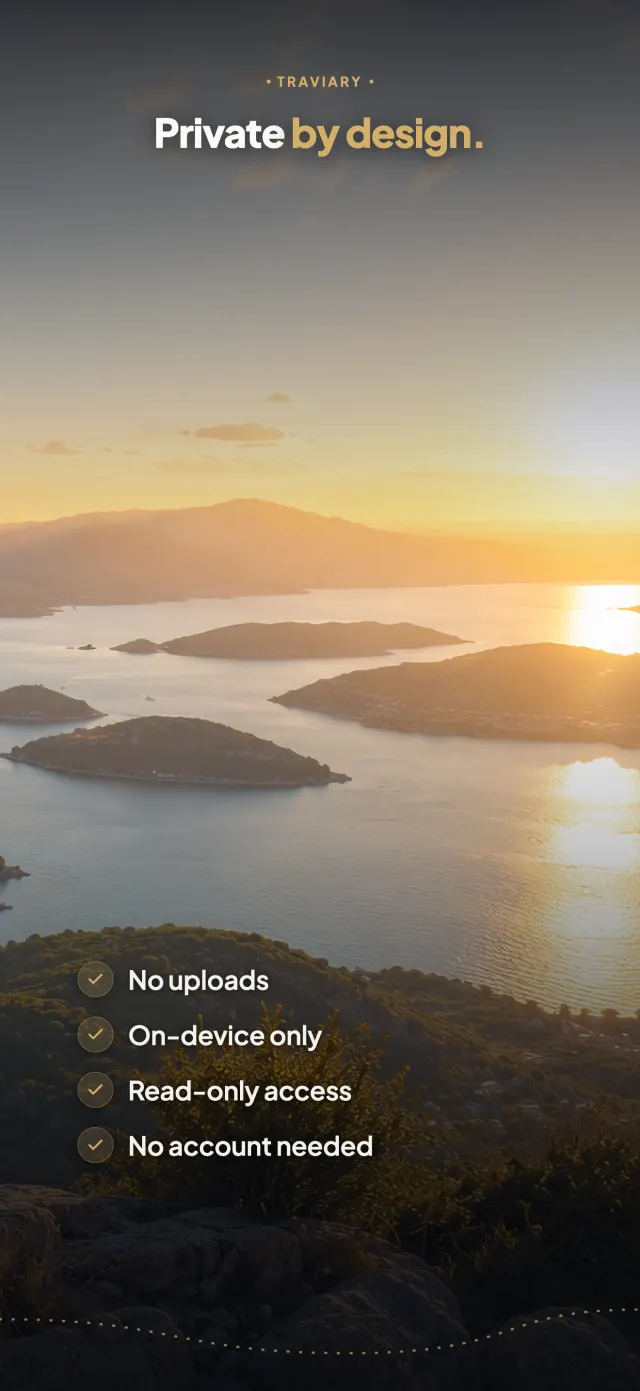 Everything is built and kept private on your iPhone